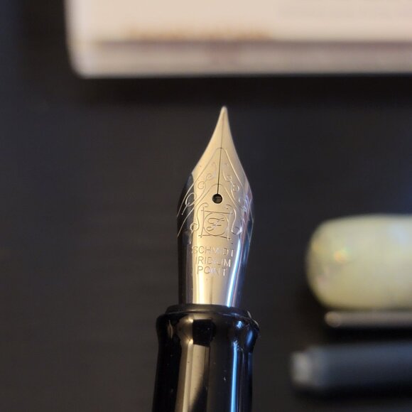 BENU Talisman Edelweiss Fountain Pen (used 4-5x) - Fine stainless steel nib - Picture 9 of 10